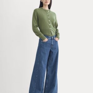 Paneled Ultra Wide-Leg Jean | Tungsten Blue Stone