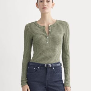 The Cozy Rib Henley | Kalamata