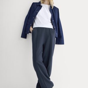 Lightweight Terry Pintuck Sweatpant | Navy