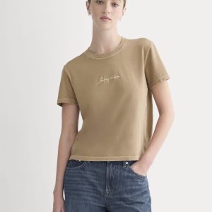 Everlane x The Laufey Foundation Box-Cut Tee | Weathered Clay
