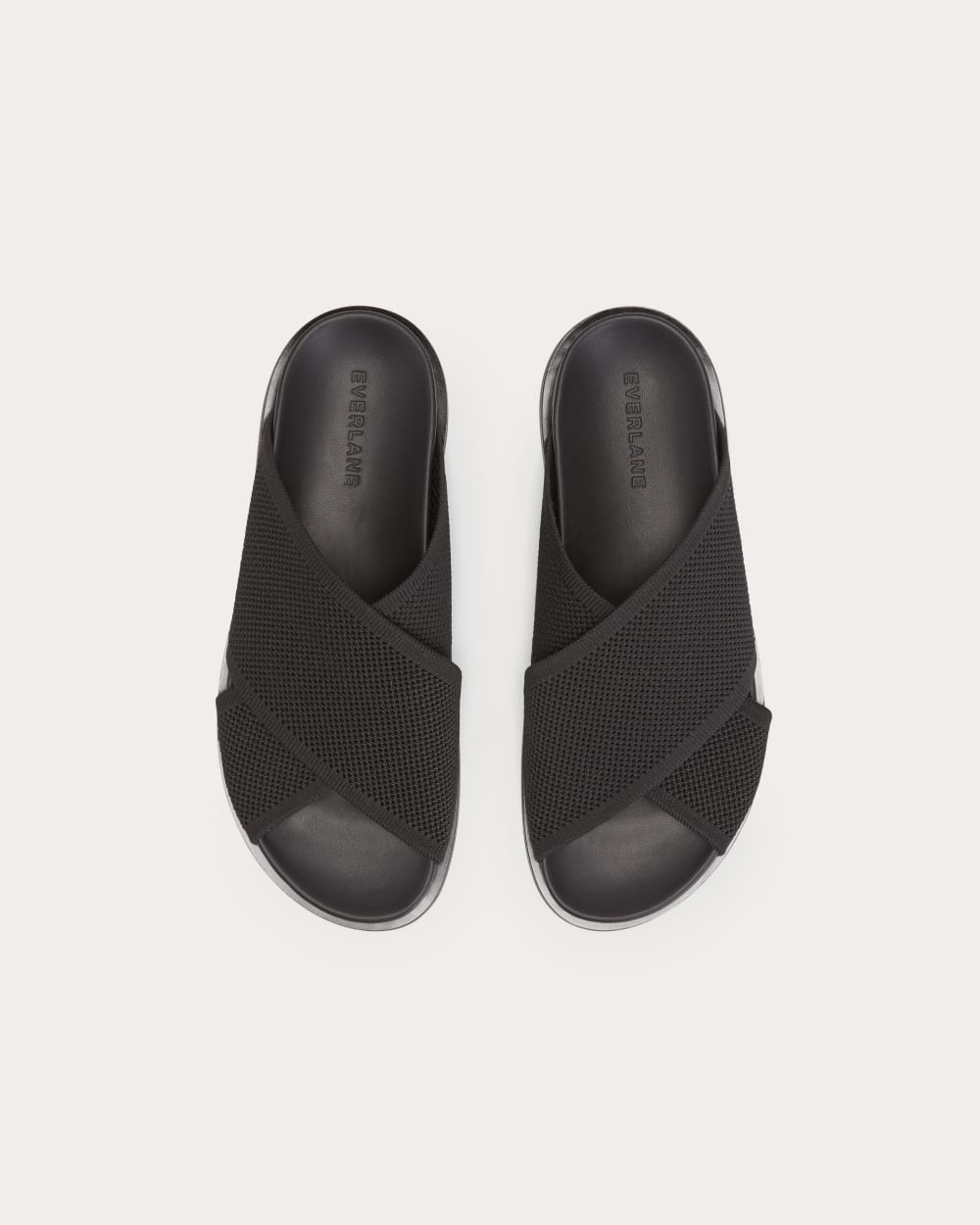 The ReKnit Form Crossover Sandal | Black - Image 5