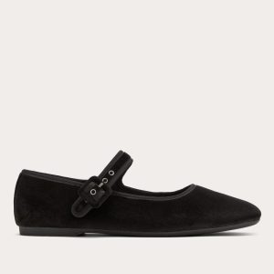 The Day Buckle Mary Jane | Black Velvet