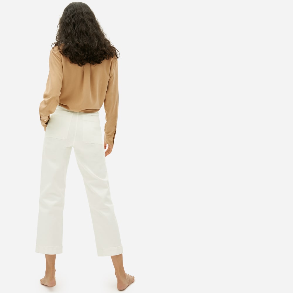 The Straight-Leg Crop | Bone | Regular - Image 6