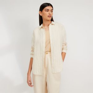 The Must-Have Shirt in Linen | Brazilian Sand / Canvas Tan