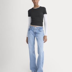 Everlane x Elena Bonvicini La Brea Low-Rise Baggy Jean | Crystal Cove Indigo