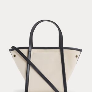 Canvas Mini Lug Tote | Birch