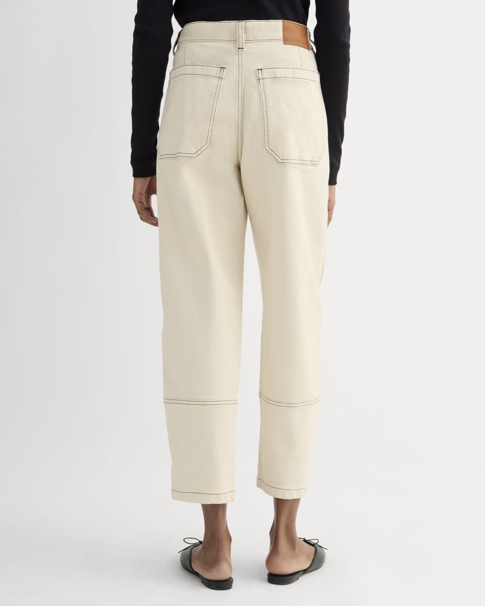 The Utility Barrel Jean | Ecru | Regular - Image 5
