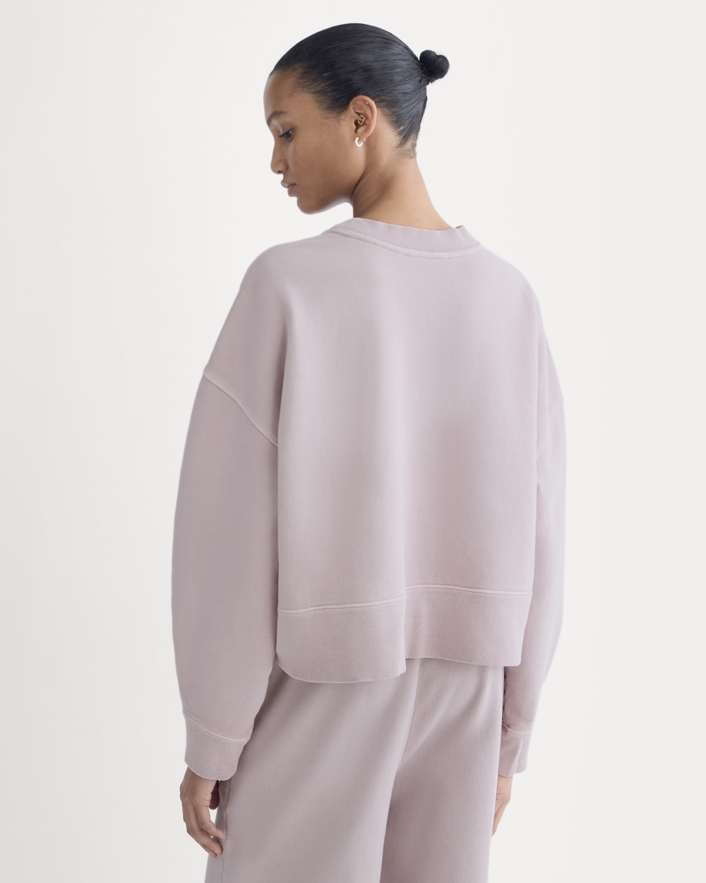 Everlane x The Laufey Foundation Cropped Sweatshirt | Burnished Lilac - Image 5