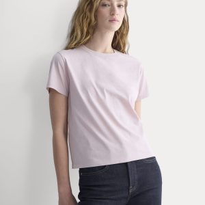 The Box-Cut Tee in Essential Cotton | Burnished Lilac | No Pocket