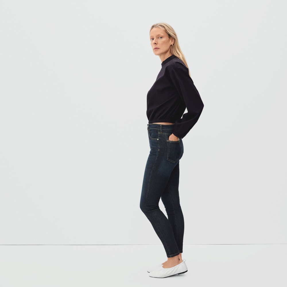 The Authentic Stretch High-Rise Skinny | Deep Indigo | 30.5 Inseam - Image 14
