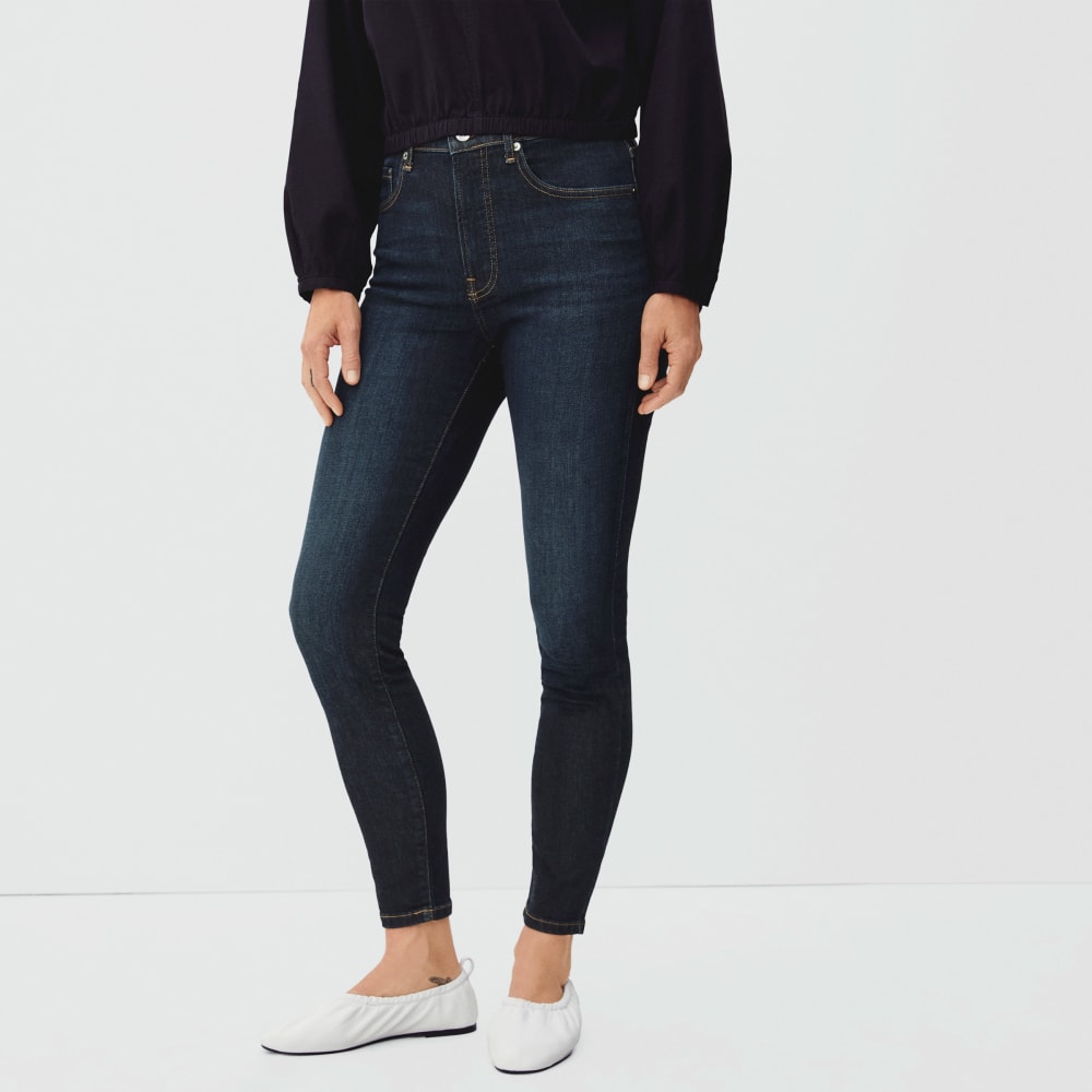 The Authentic Stretch High-Rise Skinny | Deep Indigo | 28.5 Inseam - Image 2
