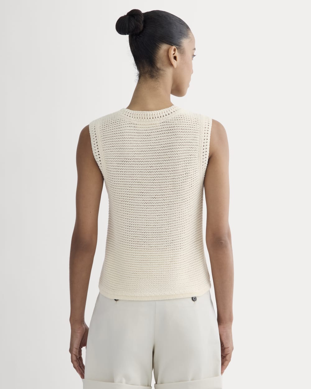 The Organic Cotton Open-Stitch Tank | Canvas - Image 5