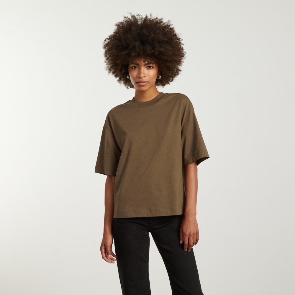 The Premium Weight Relaxed Tee | Beech