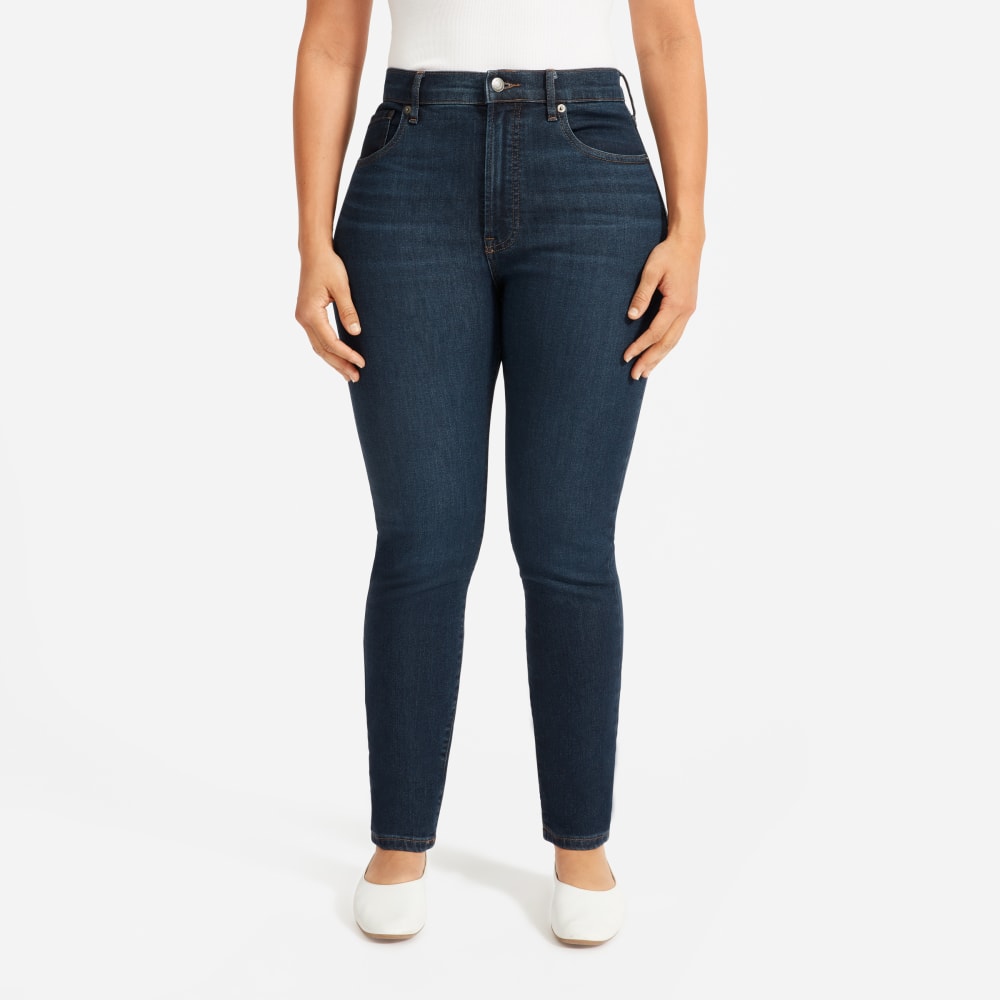 The Authentic Stretch High-Rise Skinny | Deep Indigo | 26.5 Inseam - Image 4