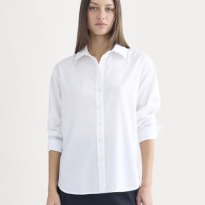 Everyday Shirt in Silky Cotton | White