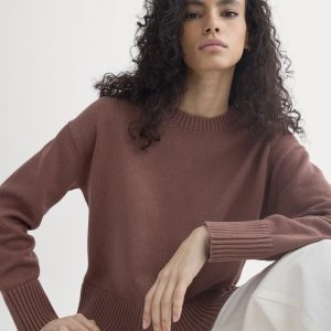 The Boxy Sweater in Everyday Cotton | Mocha
