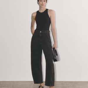 The Cutaway Tank Bodysuit | Black | Thong