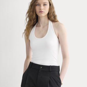 Halter Tank | Bone