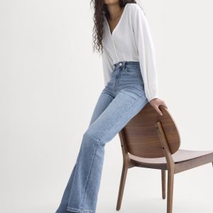 High-Rise Slim Bootcut Jean | Tungsten Bright
