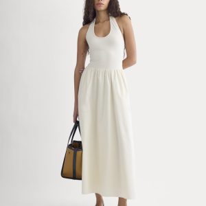 Halter Dress in Ultrasoft Cotton | Birch