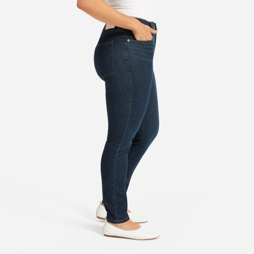 The Authentic Stretch High-Rise Skinny | Deep Indigo | 28.5 Inseam - Image 5