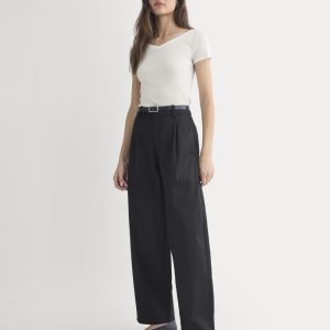 Tailored Drape Balloon Pant | Black