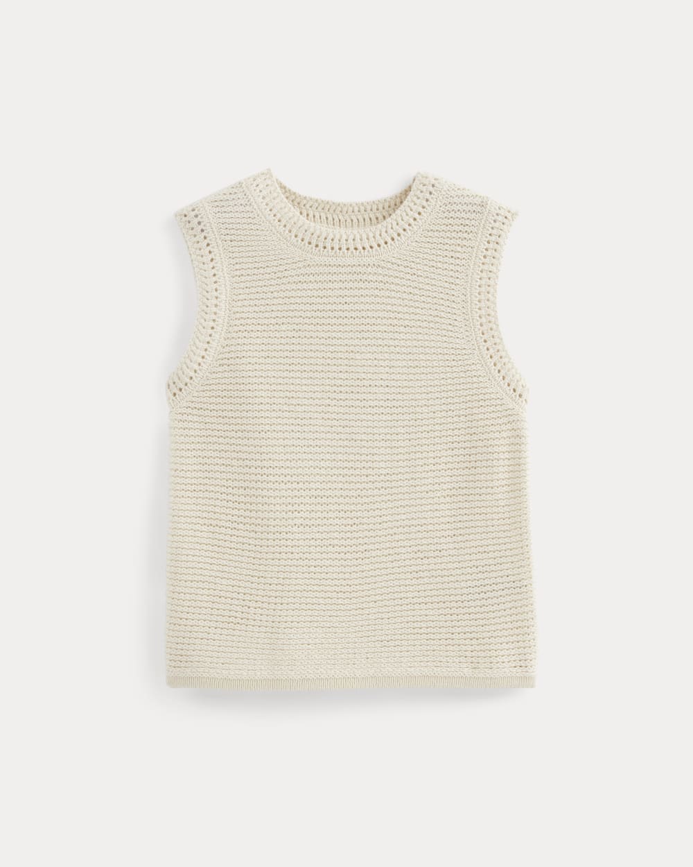 The Organic Cotton Open-Stitch Tank | Canvas - Image 2