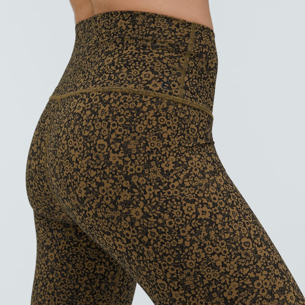 The Perform Legging? | Black / Breen Floral | Regular - Image 4