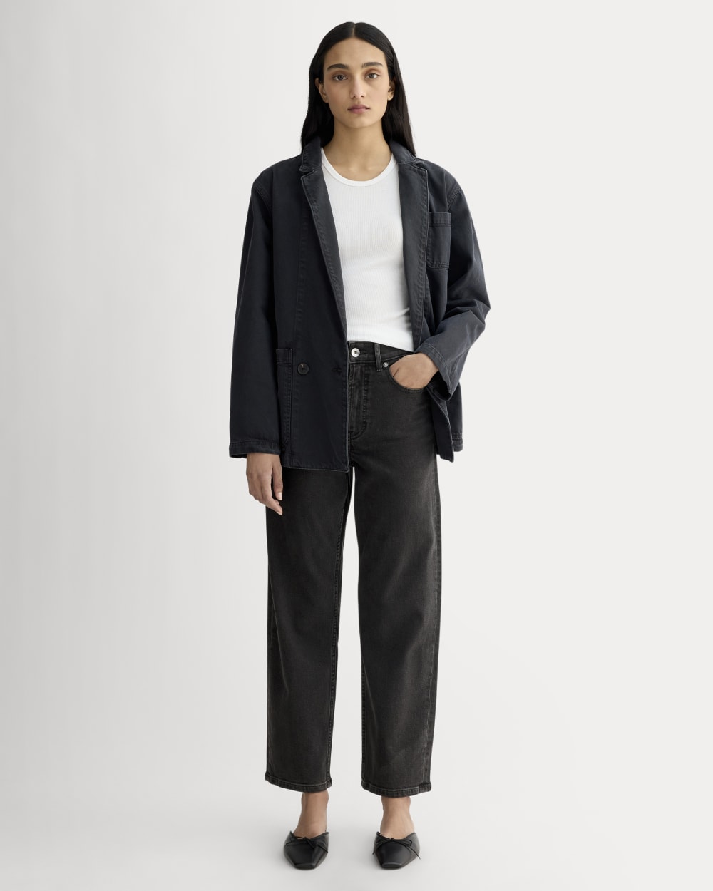 The Way-High® Jean 2.0 | Washed Black | 27.5 Inseam