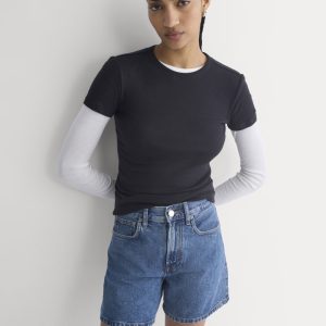 Way-High? A-Line Denim Short | Ocean