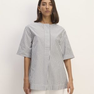 The Supima? Cotton Tunic | Optic White / Black