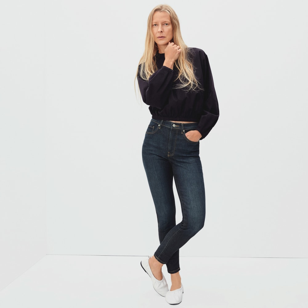 The Authentic Stretch High-Rise Skinny | Deep Indigo | 26.5 Inseam - Image 3