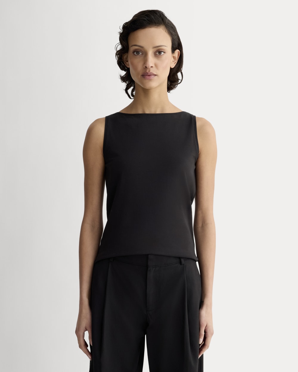 The Form Boatneck Tank | Black
